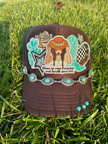 "Throw on Some Turquoise and Handle It" Hat