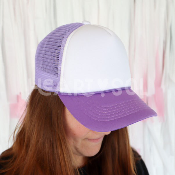 DEPOSIT ONLY - Purple and White Hat